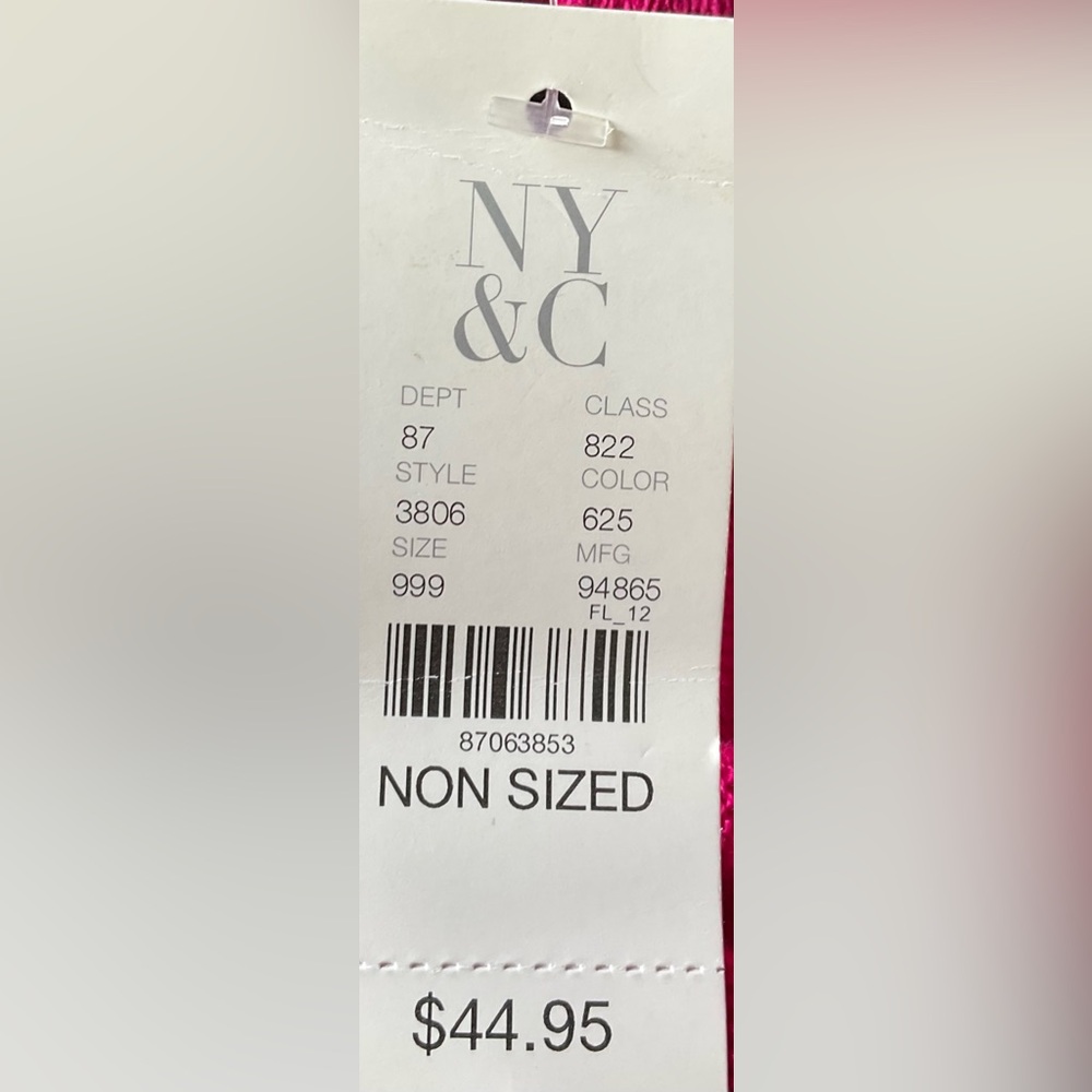 New York & Company Fuchsia Poncho - Picture 3 of 8